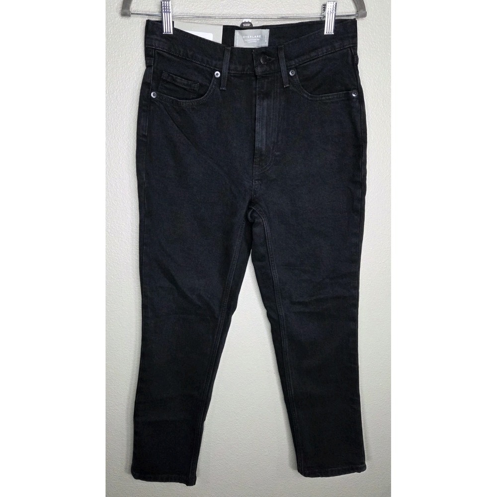 Everlane The Original Cheeky Jean Coal 26 Organic Cotton NWT High Rise